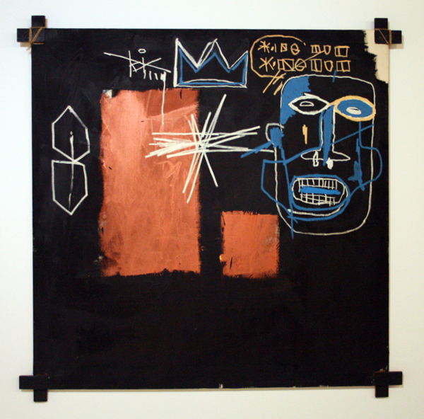 Jean-Michel Basquiat - Kings of Egypt III - Olieverf op doek Jean-Michel Basquiat - Kings of Egypt III - Olieverf op doek