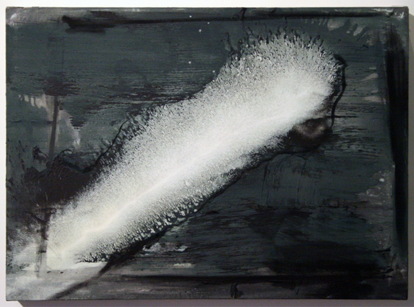 Jop Vissers Vorstenbosch - Reverse Graffiti #2 - 40x55cm Acrylverf en spuitbus op canvas Jop Vissers Vorstenbosch - Reverse Graffiti #2 - 40x55cm Acrylverf en spuitbus op canvas