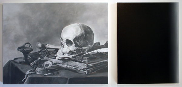 Niek Hendrix - Vanitas & Lumen - 85x110cm & 85x65cm Olieverf op doek op paneel Niek Hendrix - Vanitas & Lumen - 85x110cm & 85x65cm Olieverf op doek op paneel