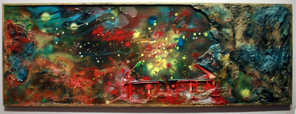 Rammellzee - The Coming of Zee - Gips en gemengde technieken Rammellzee - The Coming of Zee - Gips en gemengde technieken