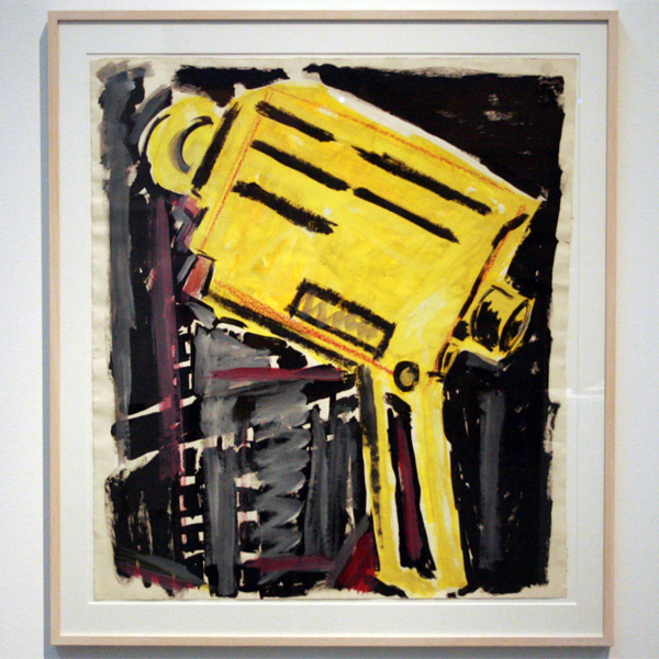 Rene Daniels - Zonder Titel - Acrylverf en kleurkrijt op papier Rene Daniels - Zonder Titel - Acrylverf en kleurkrijt op papier