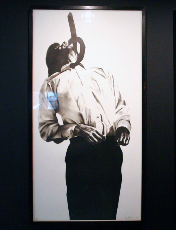 Robert Longo - Men in the cities Gretchen - Litho op papier Robert Longo - Men in the cities Gretchen - Litho op papier