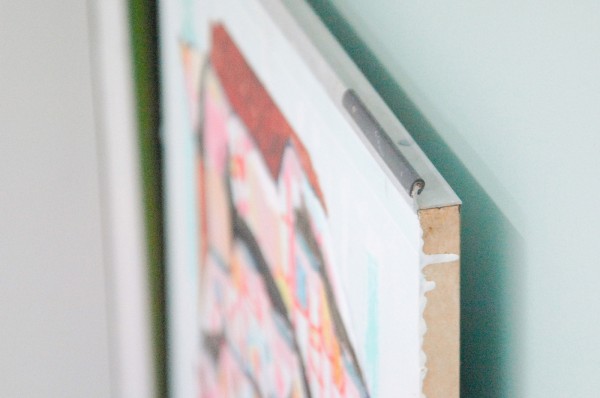 Denie Put - Colis Blanc - 50x54cm Mixed Media op paneel (detail)