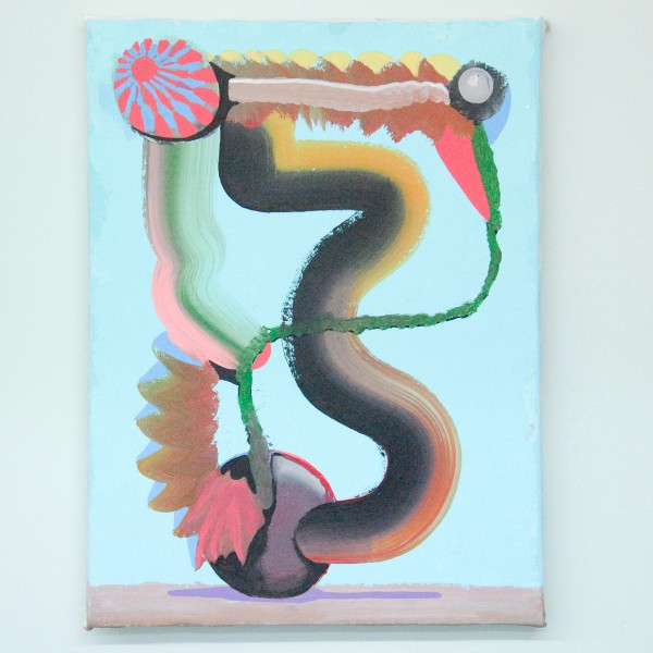 Denie Put - Wolkentoetje - 30x40cm Mixed Media op doek