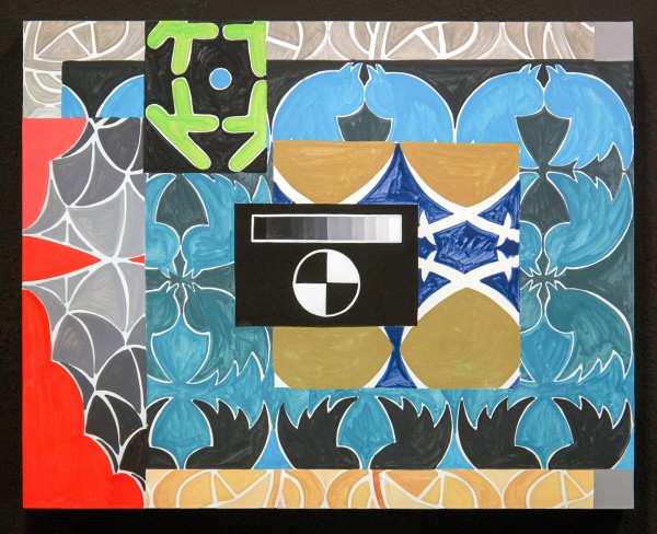 Navine G Khan-Dossos - Cascades I - 40x50cm, Gouache op paneel