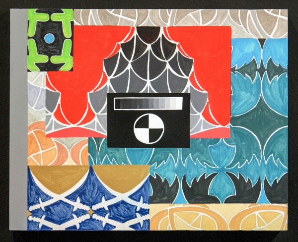 Navine G Khan-Dossos - Cascades IV - 40x50cm, Gouache op paneel