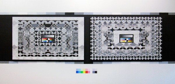 Navine G Khan-Dossos - The Messenger & The Message (Verso & Recto) - 152x91cm, Gouache op paneel