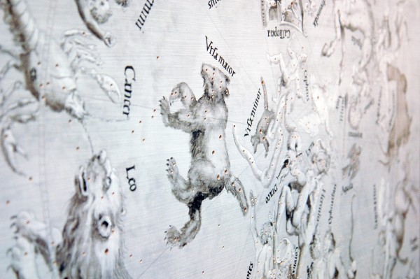 Niek Hendrix - Celestial (Fifteen Fifteen - 160x120cm per luik, Olieverf en potlood op paneel (detail)