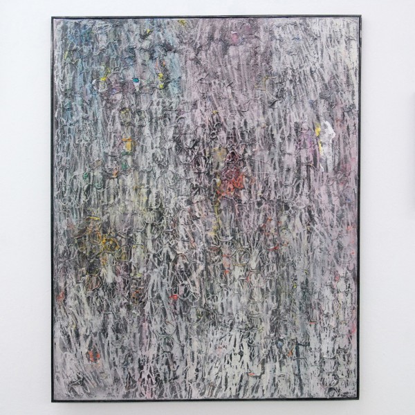 Tom Poelmans - Een Lange Boswandeling - 80x100cm Mixed media