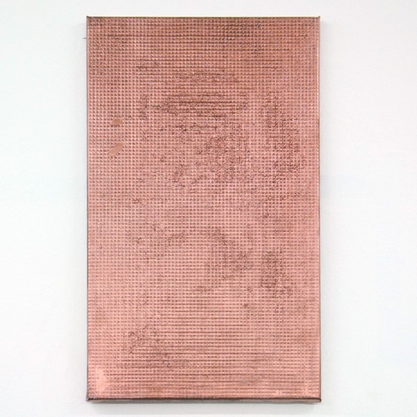 Tom Poelmans - Een gouden ontmoeting - 33x56cm Olieverf en spuitbus op doek