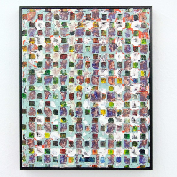 Tom Poelmans - Randanimatie - 24x30cm Olieverf en acrylverf op doek