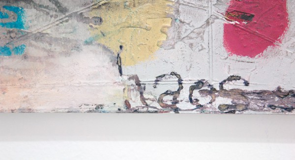 Tom Poelmans - Une Belle Historie - 50x60cm Mixed media op paneel (detail)