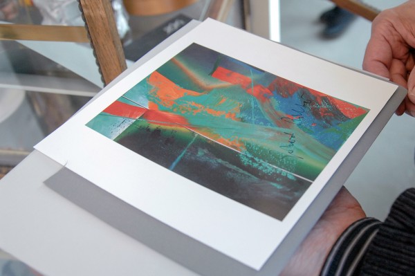 Gerhard Richter - Untitled - Gesigneerde pagina van een catalogus