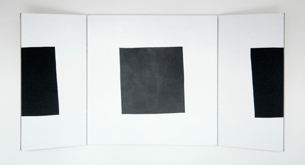 Nicolas Chardon - Le 3eme carre - 100x201cm Acrylverf op textiel