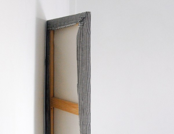 Nicolas Chardon - Le 3eme carre - 100x201cm Acrylverf op textiel (detail)