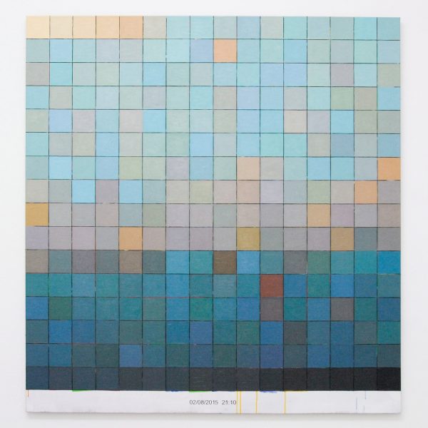 Stijn Cole - Doubledate Painting Cancale - 2,08,2015 21,10 - 170x160cm Olieverf op canvas