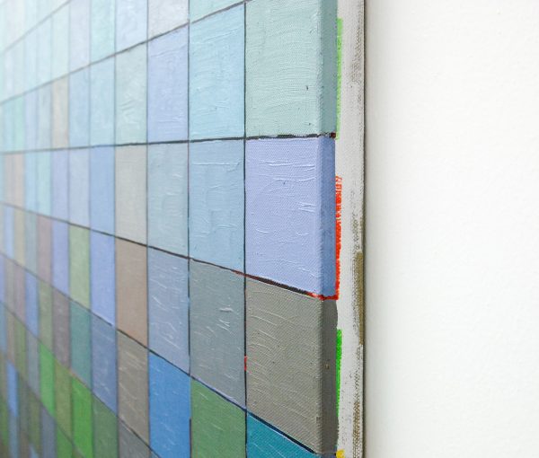 Stijn Cole - Doubledate Painting Seloignes - 14,1,2016 09,30 - 170x160cm Olieverf op canvas (detail)