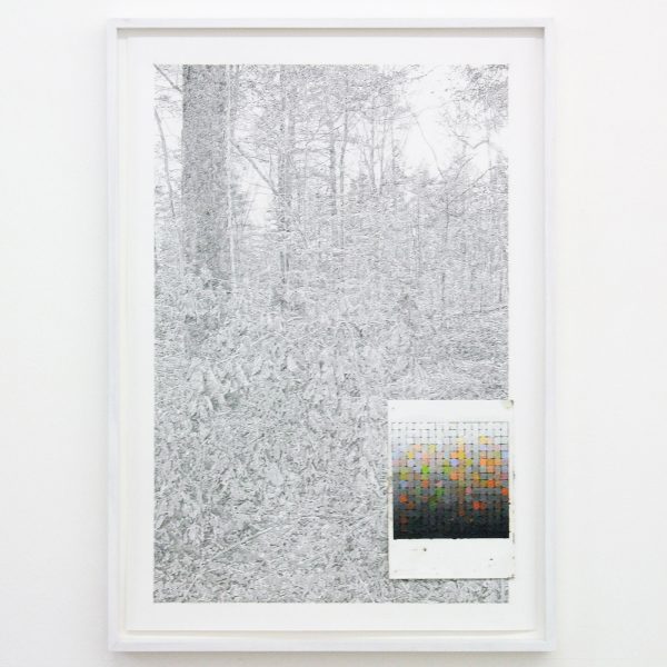 Stijn Cole - Zonder Titel - 105x75cm Potlood op papier, olieverf op inkjet print