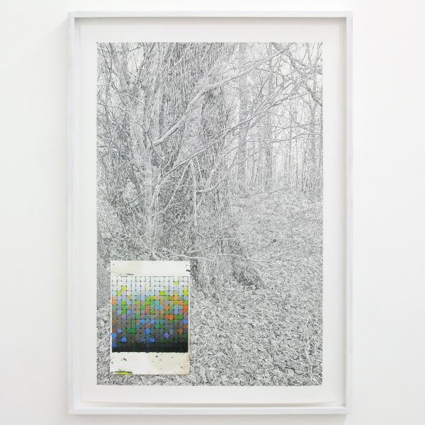 Stijn Cole - Zonder Titel - 105x75cm Potlood op papier, olieverf op inkjet print