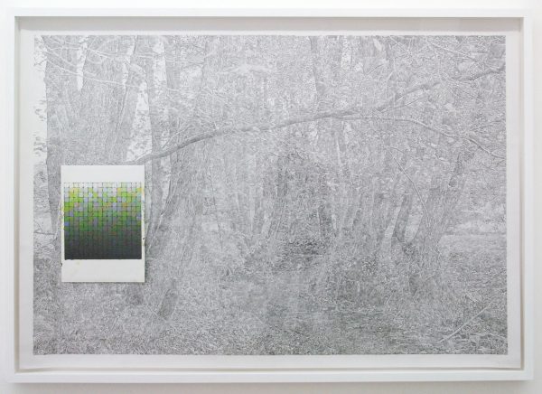 Stijn Cole - Zonder Titel - 133x188cm Potlood op papier, olieverf op inkjet print