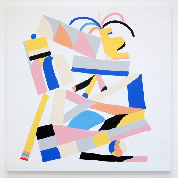 Nasbami - View of a View - 150x150cm Acrylverf op canvas