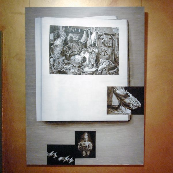 Niek Hendrix - Flight into Egypt - Olieverf en potlood op paneel, 2016