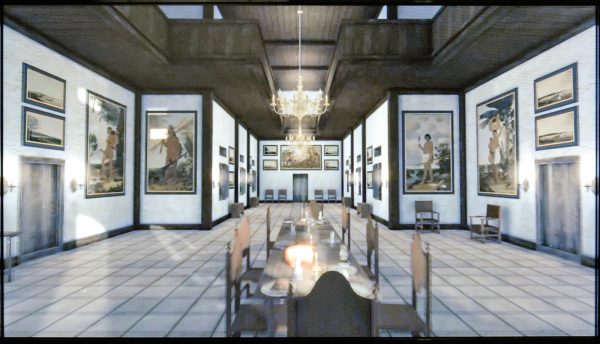 Reconstructie Paleis Vrijburg in Recife, residentie Johan Maurits, schilderijen door Albert Eckhout en Frans Post