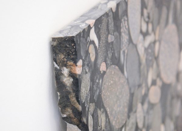 Aglaia Konrad - Strong remains (2 AD) - UV print op steen, 2013, 2014 (detail)