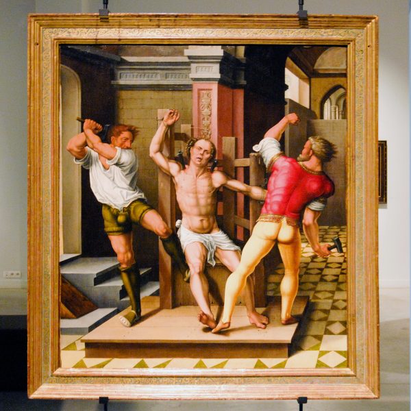 Anoniem - De Marteling van de H Kwinten - Olieverf op paneel, 1537