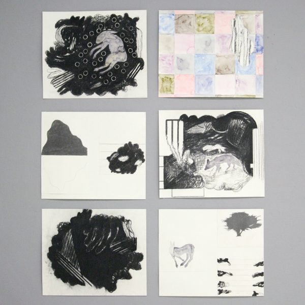 Arno Kramer - Zonder Titels - 50x60cm Gemengde techniek