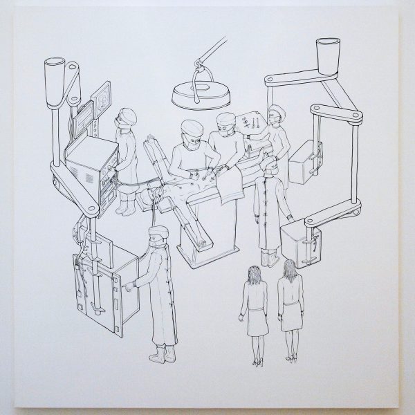 Atelier van Lieshout - Operation - Inkt op doek