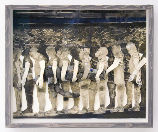 Caren van Herwaarden - The One - 60x73x10cm Gemengde techniek