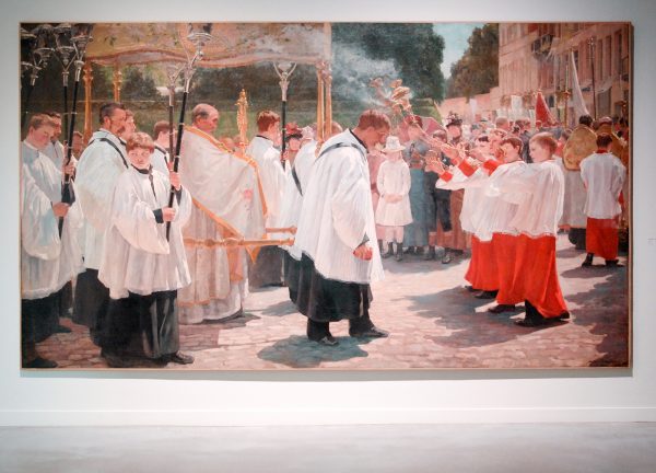 Jean Mayne - Processie - Olieverf op doek, 1878