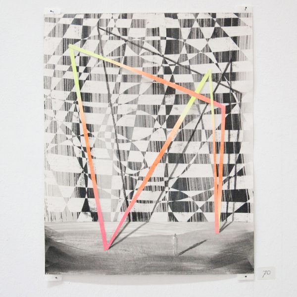 Lenneke van der Goot - Five Lines - 32x25x3cm, Gemengde techniek