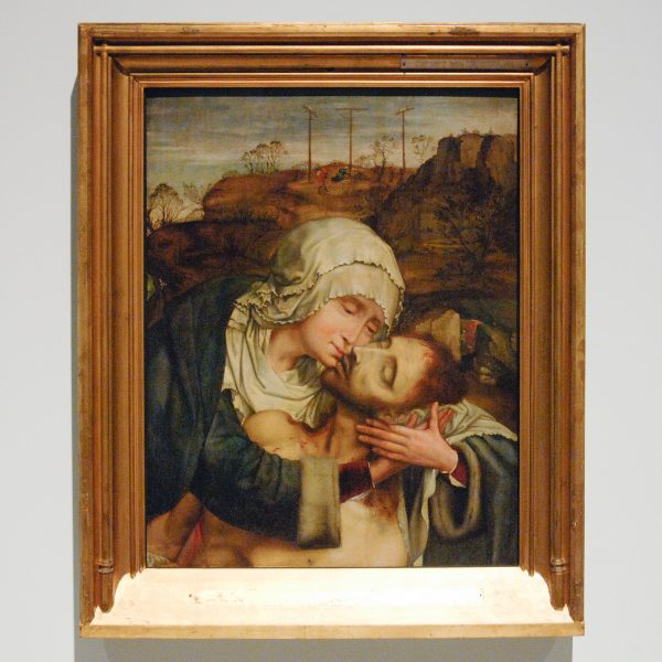 Quinten Massijs I - Maria omhelst dode Jezus - Olieverf op paneel (?)