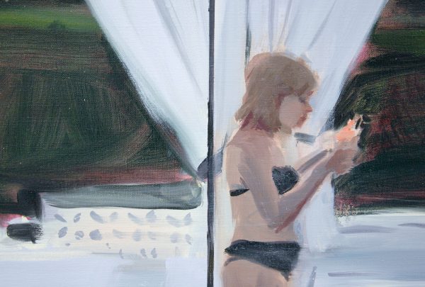 Caroline Walker - Cabana - 175x285cm Olieverf op linnen (detail)