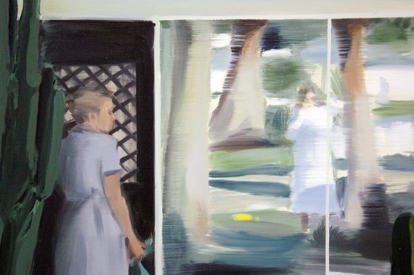 Caroline Walker - Maid - 210x150cm Olieverf op linnen (detail)