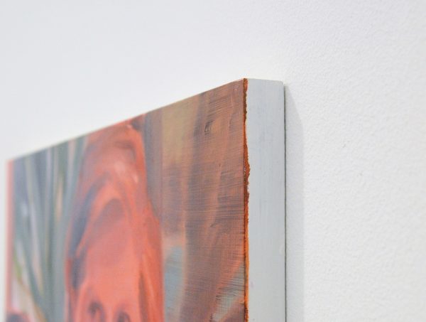 Caroline Walker - Onbekende Titel - Olieverf op paneel (detail)