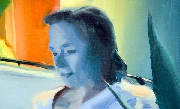 Caroline Walker - The Architecture of Leisure - 165x215cm Olieverf op linnen (detail)