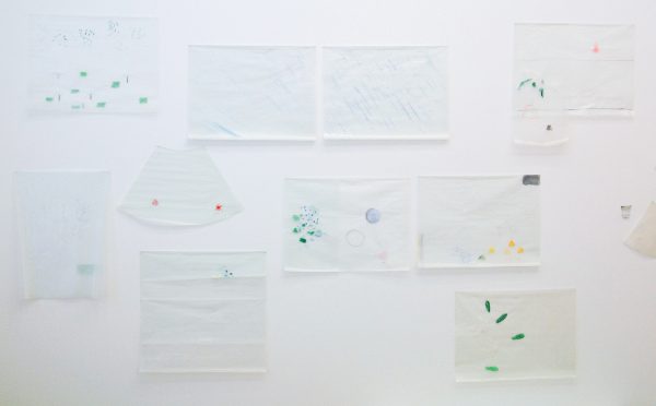 Guy Mees - Diverse werken met waterverf op papier, tussen 1998-2001