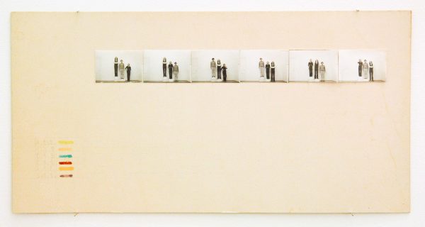 Guy Mees - Untitled - 15x30cm Marker, potlood en zwart wit fotografie op papier, 1970