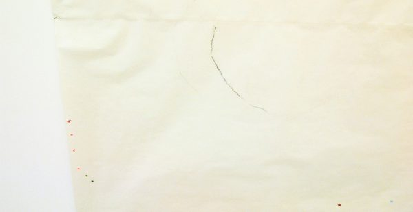 Guy Mees - Untitled (KP-014) "het weer is rustig, koel en zacht" - 126x324cm Pastel op papier, 1976-1979 (detail)