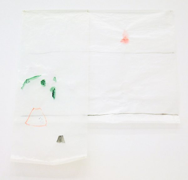 Guy Mees - Untitled (ZA-037) - 80x80cm Waterverf op papier, 1998