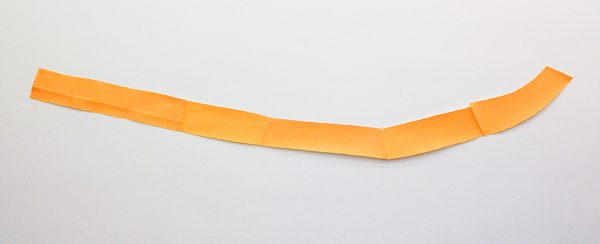Guy Mees - Verloren Ruimte (VR-019) - 50x211cm Geel papier, 1987