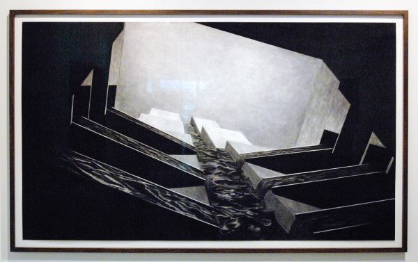 Levi van Veluw - Beyond - 120x205cm Houtskool op papier