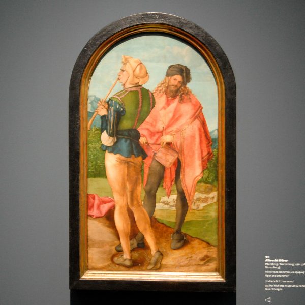 Albrecht Durer - Piper and Drummer - 94x51cm Lindenhout, 1503-1505