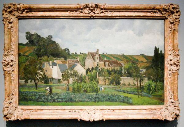 Camille Pissarro - L'Hermitage near Pontoise - 91x151cm Olieverf op canvas, 1867