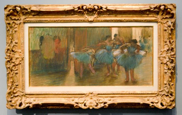 Edgar Degas - Dancers - 46x94cm Pastelkrijt op papier op canvas, 1905