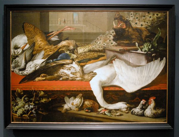Frans Snijders - Still Life with Poultry and Boar's head - 156x218cm Olieverf op linnen, 1614