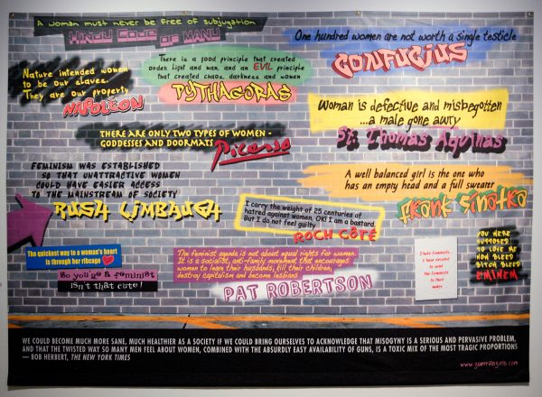 Guerrilla Girls - Disturbing the Peace - Banner